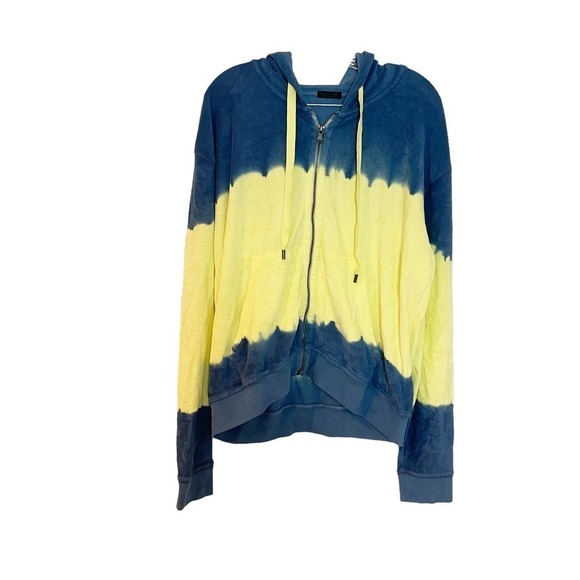 ATM ANTHONY THOMAS MELILLO Lemon Cotton French Terry Hoodie L NWOT - Picture 3 of 11